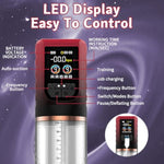 Penis Pump Penis Enlarger Extender With Lube,3 In 1 Men'S Vibrator,Electric Penis Vacuum Pump With 12 Smart Training Modes,Penis Sleeve Male Masturbator Sex Toys For Men Bigger Stronger (Red)