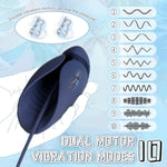 2-In-1 Male Urethra Sound Vibrator & Glans Training Masturbator, Silicone Penis Plug Vibration Trainer Stimulator With 10 Vibrating Sex Toys For Men Extend Endurance & Enhance Pleasure Games