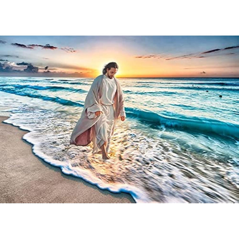 Wooden Puzzles, Jesus Is At Sea, 1000 Pieces Of Adult Jigsaw Puzzles, Underwat