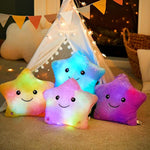 13'' Creative Twinkle Star Glowing Led Night Light Plush Pillows Stuffed Animals Toys Birthday Christmas Holiday Valentines Gifts For Toddlers Girls(Blue)