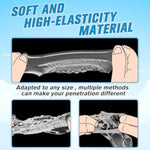 New Cock Delay Loop Sleeve For Men, Reusable Ultra-Soft Penis Enlarger Cock Extender Sheath Men Cock Condom Male Sex Toys Toys For Men Couple