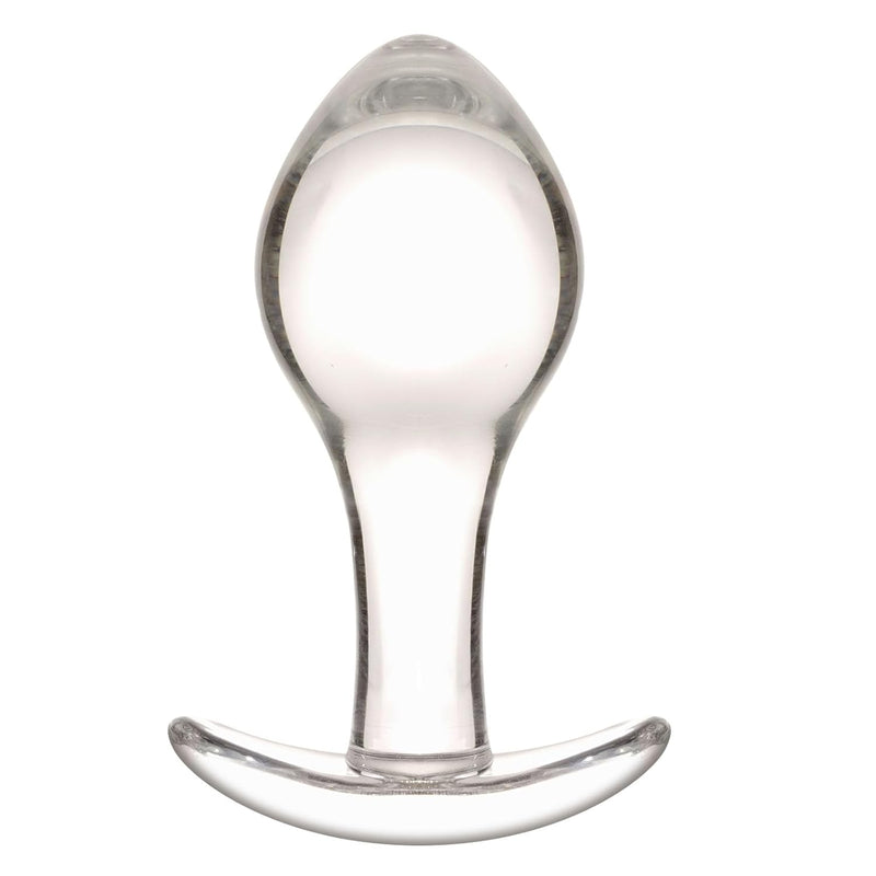 Anal Plug Adult Sex Toy For Men Women,Glass Anal Trainer For Anal Stretching,Butt Plug For G Spot/Prostate Stimulator,Clear Crystal Dildo For Gay Couple Beginner
