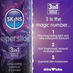 3In1 Silicone Lubricant for Long Lasting Sessions - 4.4 Oz