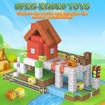 Magnetic Blocks - 100Pcs Magnet Tiles Stacking Construction Building Blocks Cubes, Stem Building Game Birthday Gifts For Boys And Girls Age 3+ Years Old