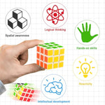 40 Mini Cube Puzzles, 1.18In 3X3, Fun Party Favors For Kids - School Rewards & Classroom Prizes, Perfect For Birthdays, Easter, Christmas & Stocking Stuffers (40Pcs-6 Colors (Black))