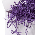 1/2 LB Crinkle Cut Paper Shred Filler 8 oz Purple Shredded Paper for Gift Boxes and Baskets