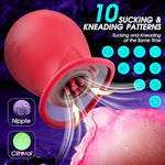 Sucking Vibrator Women Sex Toy - Removable Cup Clitoral Nipple Stimulator G Spot Vibrators With 10 Patterns Brush Suctions Tongue Licking Finger Tickling Clit Tease Rose Adult Sex Toys Games Couple