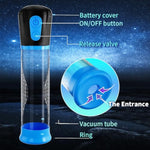 Electric Penis Enlarge Vacuum Pump, Automatic Penis Pump Sex Toys With 3 Suction Modes, Rechargeable Penis Enlargement Pump, Male Masturbator Air Pressure Adult Toys For Bigger, Stronger Erections