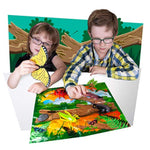Jumbo Playset - Insects & Butterflies Figurines From 9-Piece Large Animal Figurine Toy Set Including Butterflies, Bees And Bugs. Great Kids Toys, Gifts And Party Favors.