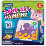 Underwater Sand Art Kit for Kids with 4 Scenes, 10 Sand Colors & 4 Frames
