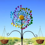Large Metal Kinetic Wind Spinners for Outdoor Garden Yard Decor