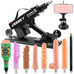 Automatic Sex Machine, 3Xlr Connector Love Machine Adjustable Adult Sex Toys With 8 Attachments For Couples Men And Women