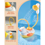 Duckie Baby Bath Toys, Baby Bath Shower Head For Bathtub With Three Squirting Ducks, Birthday Gift For Toddler Boys Girls