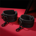 Adjustable PU Leather BDSM Handcuffs – Durable Restraints for Couples & Adults
