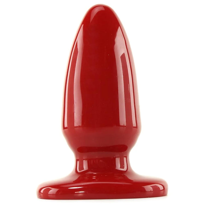 Large Red Butt Plug With Lube 1Oz - Adult Anal Toys - Butt Plugs | P-Spot |