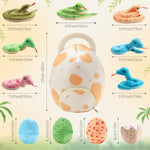 12 Pieces Snake Stuffed Animal Snake Plush Toy And Egg Bag Set Cute Plush Snakes With Eggs Soft Realistic Stuffed Toy Gift For Graduation Birthday Halloween Boys Girls