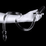 34Inch Extra Long Anal Plug Sex Toy - Soft Flexible Double Heads Butt Plug - Long Double Ended Dildo For Prostate Massage And G-Spot Stimulation For Both Men And Women (Clear)