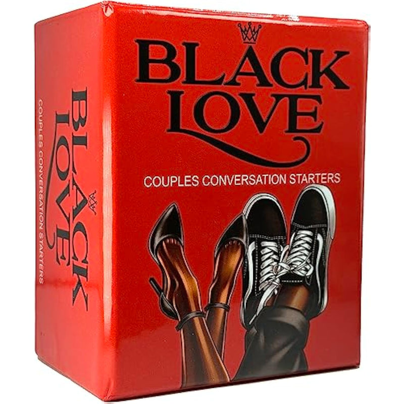 Black Love Couple Games - Tabletop Game For Date Night, 100 Conversation Cards For Couples