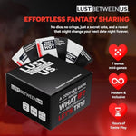 Lust Between Us - Couples Game For Adults - 256 Inclusive Conversation Cards With A Secret Voting Twist For Memorable Date Nights To Spice Relationships Up