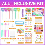 DIY Pen Making Kit for Kids, Makes 12 Plush & Floating Pens