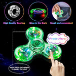 5 Pack Fidget Spinner, Light Up Fidget Spinners For Kids - Christmas Fidget Gifts & Stocking Stuffers, Glow In The Dark Fidget Toy Christmas Party Favors Goodie Bag Stuffers Classroom Prizes
