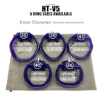 Chastity Device Ring | Cock Ring Just Compatible For | Only Ring |Adult Sex Toy |Replace Ring Fit For Ht-V5|2Key Included (Purple, 45)