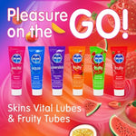 Sex Lube Set - Water Based Lube, Tingle Lube And A Silicone Lubricant, With 3 Flavored Lubes For Couples - Vital Personal Lubricants & Anal Lubricant Set With Fruity Edible Lubes