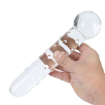 Huge Ball Glass Dildo Large Dotted Crystal Penis Sex Pleasure Wand For Vaginal G-Spot Anal Sex Toy