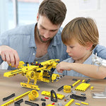 Stem / Building Toy For Ages 5, 6, 7, 8, 9, 10, 11, 12 Years Old Kid, Boy, Girl - 2-In-1 Truck Airplane Take Apart Toy, 361 Pcs Diy Building Kit, Learning Engineering Construction Toy, Ideal Gift