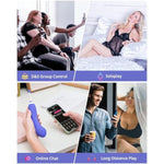 Hyphy G Spot Vibrator For Clitoris Vagina Dual Stimulator, 3 Attachments Mini Nipple Massagers For Female, Small Vibrator Sex Things For Women Pleasure, Waterproof Vibrating Sex Toys