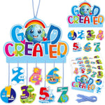 7 Days of Creation Craft Kit for Kids - Treasure Cove Sunday School Arts and Crafts