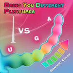 14.6" Long Dildo Knot Dildo Huge Anal Beads, Glowing Anal Plug Silicone Large Butt Plug For Deep Stimulation, Fantasy Knotted Anal Dildo, Gradual Anal Ball Adult Toys For Women Men Gay Couple