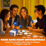 Freedom Of Speech Card Board Game - Family Edition - Fast-Paced | Guess The Word | Easy To Play - Party Game For Game Night