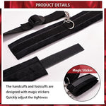 Adults Bed Restraints Sex Toys,Bondage Gear & Accessories Bdsm Toys Fuzzy Handcuffs Ankle Cuffs Pillow,Removable Tool Bondaged Kit For Couples (Pink)