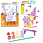 Snoopy Painting Set for Kids - Art Supplies Bundle with Canvas, Paint, Easel, Tattoos, and More