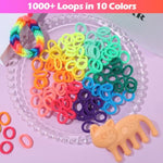 Kids Arts and Crafts Kit for Making Friendship Bracelets with Loom Bands