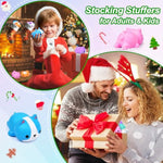 Cat Squishies Stress Balls For Adults Kids: 6Pcs Jumbo Animal Squishies Slow Rising Fidget Sensory Toys Classroom Prizes Party Favors Valentines Gifts Easter Goodie Bags Christmas Stocking Stuffers