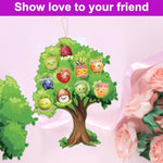 Fruit of the Spirit Bible Tree Craft Kits for Kids, 16 Sets, 6.4 x 8.4 inches