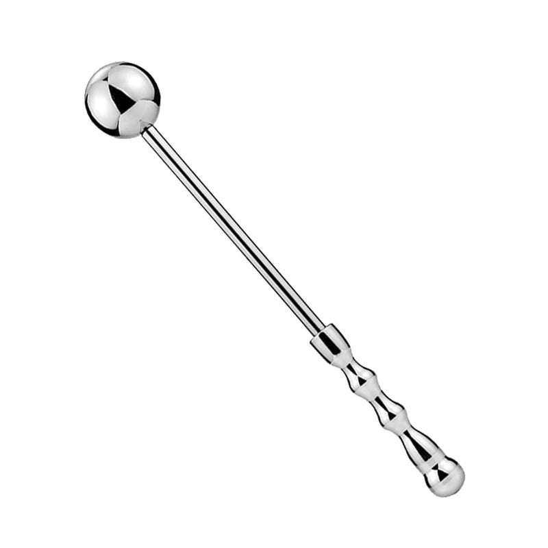 Metal Hand-Held Ball Anal Plug Vestibular Anal Expansion Toy Adult Pleasure Sex Toys Stainless Steel Butt Plug Trainer For Couples(L)