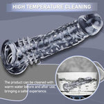 Penis Sleeve Extender Enlarger - 1.5" Sex Toy Full Length 8" Penis Extender Cock Enlarger Condom Toys Adult Male Sex Toys For Men Couple