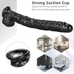 Dildo Sex Toys 16.5" Realistic Anal Plug With Strong Suction Cup, Dildos Prostate Massager
