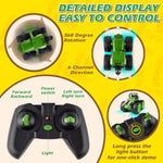 Remote Control Tractor Toys For Kids 3-5, Light Up Monster Trucks Toy For Boys 3,4,5,6,7 Year Old, Toddlers Rc Farm Vehicle Toys For Ages 3-7 Years Old, Ideal Birthday Toys Gift For Boys Girls