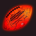 Led Light-Up Football - Glow In The Dark Football Games- Size 10.35 In. With Pump And Batteries Included | Perfect Football Game Gifts For Teen Boys Ages 7-15 Football Fans & Players