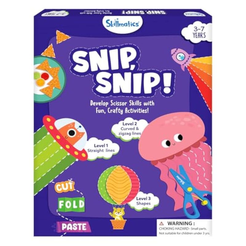 Felt Craft Activity Kit for Kids: Develop Scissor Skills with Fun Snipping Experience