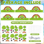 24pcs Under the Sea Animal Crowns DIY Paper Hats for Ocean Themed Party Supplies