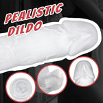 8.5 Inch Realistic Dildo, Suction Cup Dildo G-Spot Stimulation Anal Clit Vaginal Adult Sex Toy For Women And Couple, Clear