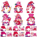 48 Pcs Valentine's Day Heart Craft Kits, DIY Hanging Ornaments for Kids