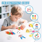 Toddlers 3+ Handprint Art Kit, 16 Pieces Paper Cutout Craft Set