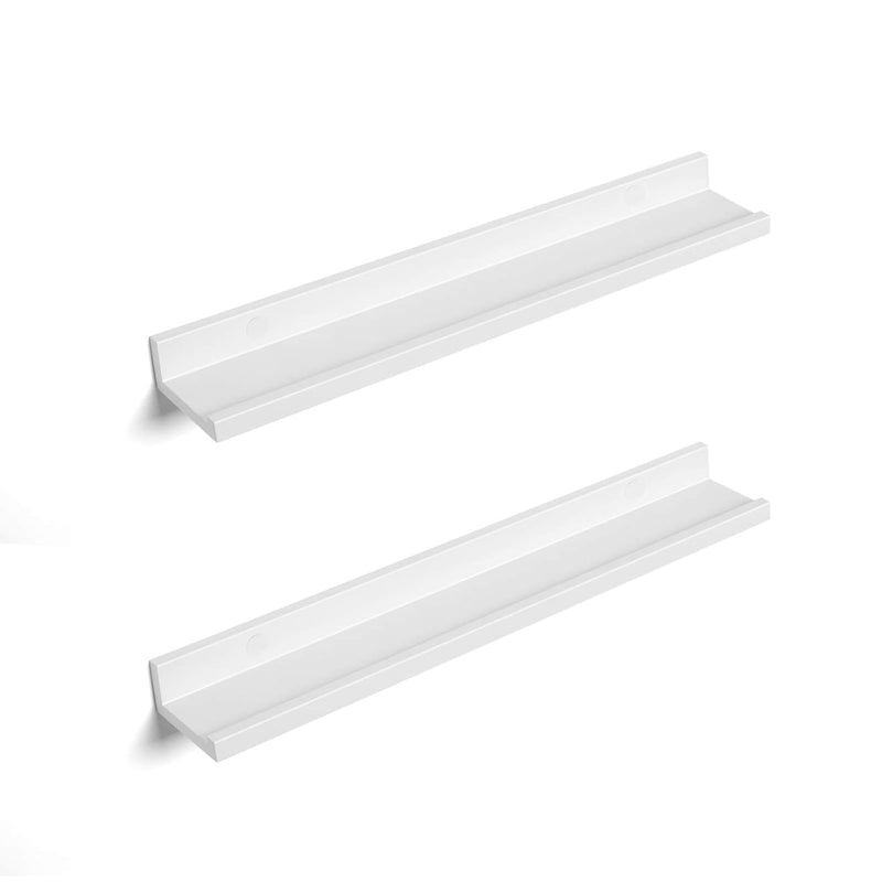 Floating Shelves Set Of 2, Wall Shelves Ledge 23.6 X 3.9 Inches With Front Edg