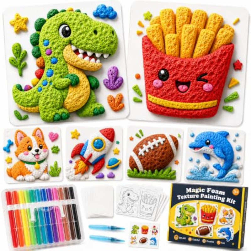 Magic Foam Texture Painting Kit for Kids